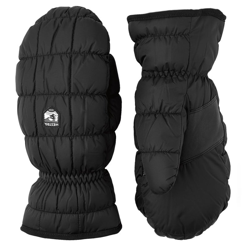 Hestra Extreme Cold Weather Winter Mittens Moon Primaloft Insulated Gloves, Black, 7 - Image 1